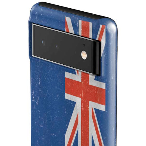 New Zealand Flag Distressed Google Pixel 6 Case